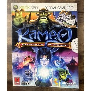 Microsoft Xbox 360: KAMEO: ELEMENTS OF POWER Prima Strategy Guide Book VG Clean
